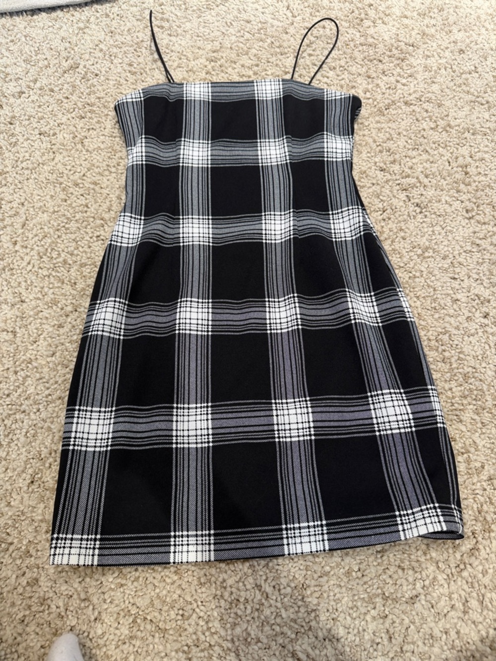 Aqua Black Strappy Dress